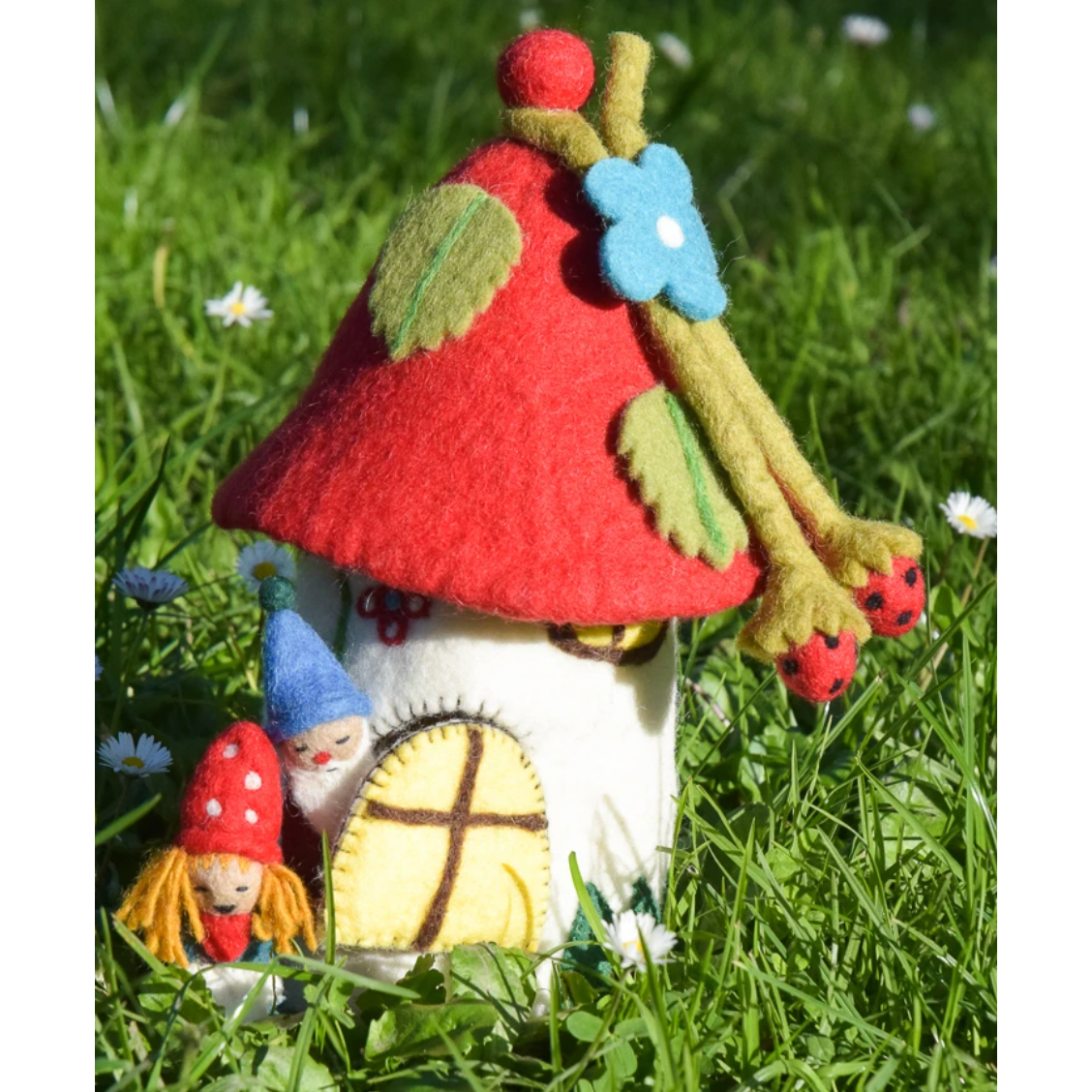 Fairies and Gnome House - Red Roof