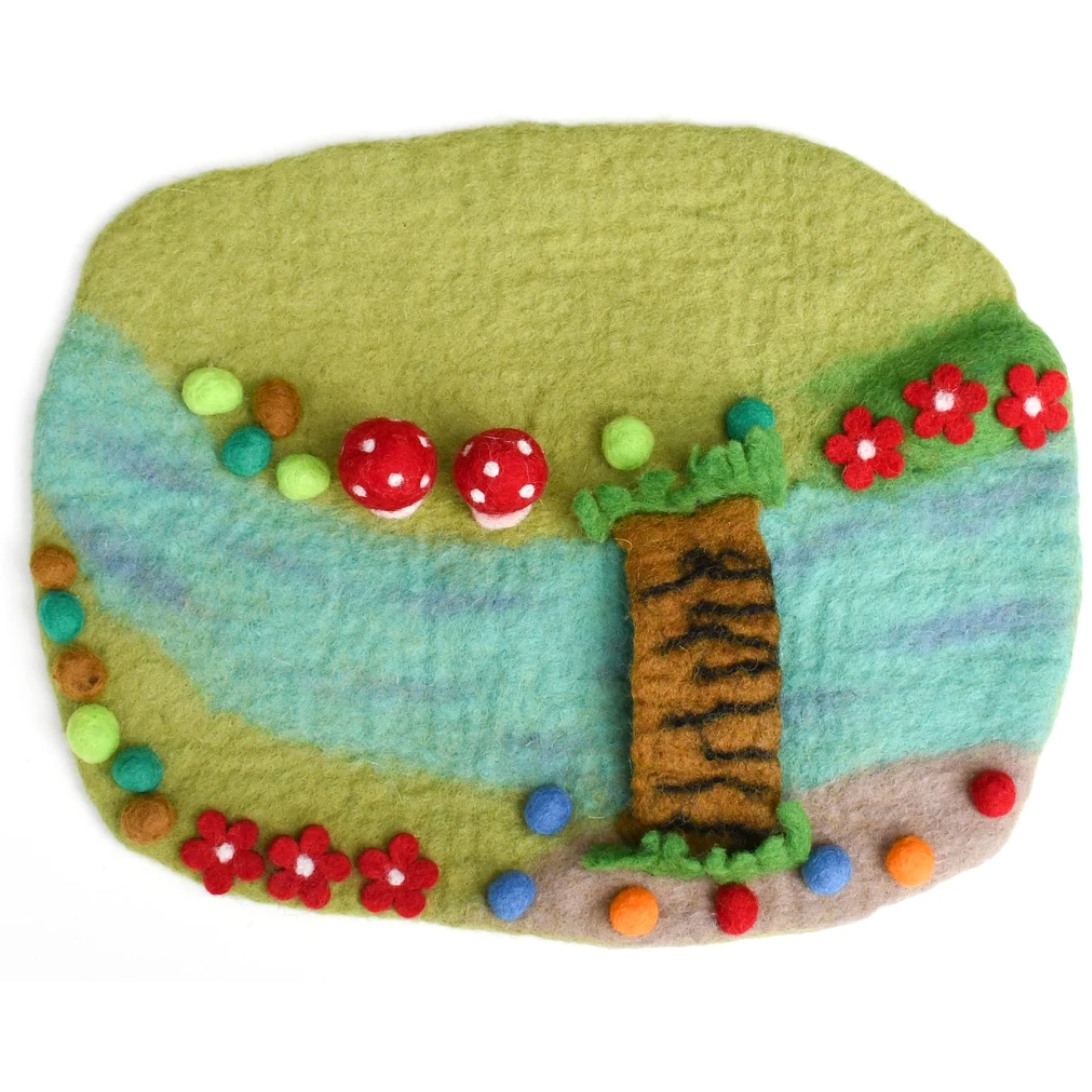 Fairy River Bridge Playmat